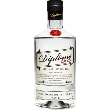 Diplôme dry gin français Diplome