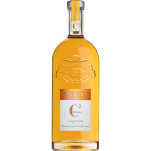 Packshot bouteille Merlet C² Citron - Liqueur cognac et citron