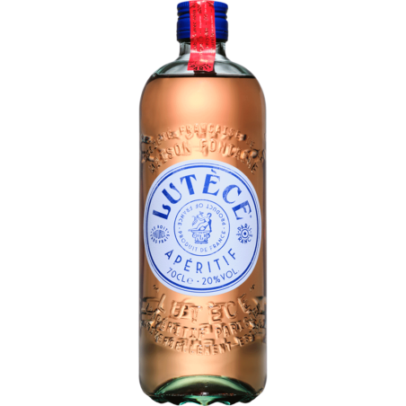 Packshot bouteille apéritif français Lutèce