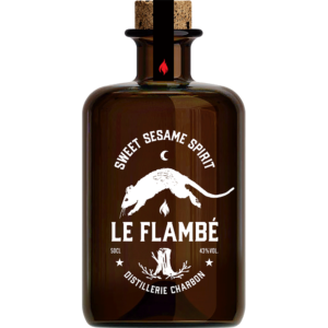 Le Flambé Distillerie Charbon Liqueur Sésame